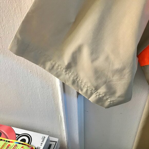 Men's Tiger Hill Beige and Orange Yoke Shirt - Size 4XL - NEW - Picture 4 of 8